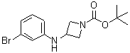 CAS#: 887579-41-1, 2-Methyl-2-propanyl 3-[(3-bromophenyl)amino]-1-azetidinecarboxylate
