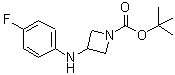CAS 登录号：887580-12-3， 3-[(4-氟苯基)氨基]-1-吖丁啶羧酸叔丁酯