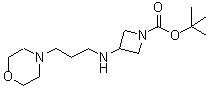 CAS#: 887581-03-5, 2-Methyl-2-propanyl 3-{[3-(4-morpholinyl)propyl]amino}-1-azetidinecarboxylate