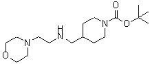 CAS 登录号：887583-43-9， 4-({[2-(4-吗啉基)乙基]氨基}甲基)-1-哌啶羧酸叔丁酯