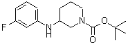 CAS 登录号：887584-77-2， 3-[(3-氟苯基)氨基]-1-哌啶羧酸叔丁酯