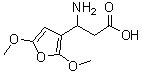 CAS#: 887584-93-2, 3-Amino-3-(2,5-dimethoxy-3-furyl)propanoic acid