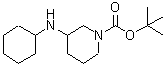 CAS 登录号：887586-23-4， 3-(环己基氨基)-1-哌啶羧酸叔丁酯