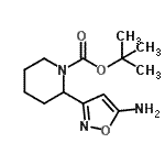 CAS#: 887586-34-7, 2-Methyl-2-propanyl 2-(5-amino-1,2-oxazol-3-yl)-1-piperidinecarboxylate