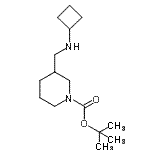 CAS#: 887586-35-8, 2-Methyl-2-propanyl 3-[(cyclobutylamino)methyl]-1-piperidinecarboxylate