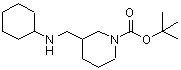 CAS#: 887586-47-2, 2-Methyl-2-propanyl 3-[(cyclohexylamino)methyl]-1-piperidinecarboxylate