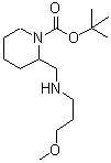 CAS#: 887588-54-7, 2-Methyl-2-propanyl 2-{[(3-methoxypropyl)amino]methyl}-1-piperidinecarboxylate
