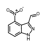 CAS#: 887588-89-8, 4-Nitro-1H-indazole-3-carbaldehyde
