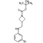 CAS#: 887589-70-0, 2-Methyl-2-propanyl 3-{[(3-bromophenyl)amino]methyl}-1-azetidinecarboxylate