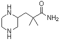 CAS#: 887589-87-9, 2,2-Dimethyl-3-(2-piperazinyl)propanamide
