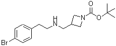 CAS 登录号：887589-93-7， 3-({[2-(4-溴苯基)乙基]氨基}甲基)-1-吖丁啶羧酸叔丁酯
