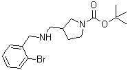 CAS 登录号：887590-78-5， 3-{[(2-溴苄基)氨基]甲基}-1-吡咯烷羧酸叔丁酯