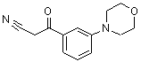 CAS 登录号：887591-28-8， 3-[3-(4-吗啉基)苯基]-3-氧代丙腈
