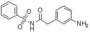 CAS 登录号：887594-76-5， 2-(3-氨基苯基)-N-(苯磺酰基)乙酰胺
