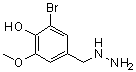 CAS#: 887595-57-5, 2-Bromo-4-(hydrazinomethyl)-6-methoxyphenol