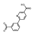 CAS 登录号：887976-00-3， 6-(3-硝基苯基)烟酸