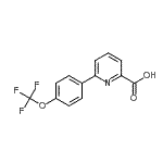 CAS#: 887982-16-3, 6-[4-(Trifluoromethoxy)phenyl]-2-pyridinecarboxylic acid
