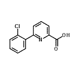 CAS#: 887982-21-0, 6-(2-Chlorophenyl)-2-pyridinecarboxylic acid