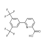 CAS#: 887982-70-9, 6-[3,5-Bis(trifluoromethyl)phenyl]-2-pyridinecarboxylic acid