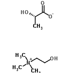CAS#: 888724-51-4, 2-Hydroxy-N,N,N-trimethylethanaminium (2S)-2-hydroxypropanoate