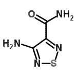 CAS#: 88947-28-8, 4-Amino-1,2,5-thiadiazole-3-carboxamide