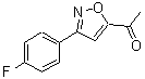 CAS#: 889938-97-0, 1-[3-(4-Fluorophenyl)-1,2-oxazol-5-yl]ethanone