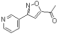 CAS 登录号：889939-04-2， 1-[3-(3-吡啶基)-1,2-恶唑-5-基]乙酮