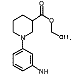 CAS 登录号：889947-80-2， 乙基1-(3-氨基苯基)-3-哌啶羧酸酯
