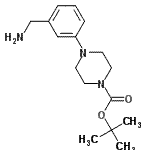 CAS#: 889948-55-4, tert-butyl 4-[3-(aminomethyl)phenyl]piperazine-1-carboxylate