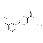 CAS 登录号：889956-03-0， 乙基1-[3-(羟基甲基)苯基]-4-哌啶羧酸酯