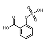 CAS 登录号：89-45-2， 2-(磺基氧基)苯甲酸