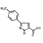 CAS 登录号：890007-12-2， 3-(4-甲基苯基)-1H-吡唑-5-羧酸