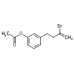 CAS#: 890097-82-2, 3-(3-Bromo-3-buten-1-yl)phenyl acetate