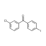 CAS#: 890098-18-7, (3-Chlorophenyl)(4-iodophenyl)methanone