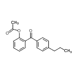 CAS#: 890098-42-7, 2-(4-Propylbenzoyl)phenyl acetate