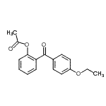 CAS 登录号：890098-52-9， 2-(4-乙氧基苯甲酰基)苯基乙酸酯