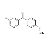 CAS#: 890098-59-6, (3-Iodophenyl)[4-(methylsulfanyl)phenyl]methanone