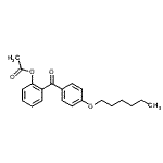 CAS#: 890098-60-9, 2-[4-(Hexyloxy)benzoyl]phenyl acetate
