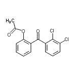 CAS 登录号：890098-76-7， 2-(2,3-二氯苯甲酰基)苯基乙酸酯
