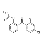 CAS 登录号：890098-78-9， 2-(2,4-二氯苯甲酰基)苯基乙酸酯