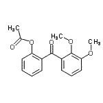 CAS#: 890098-88-1, 2-(2,3-Dimethoxybenzoyl)phenyl acetate