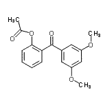 CAS 登录号：890098-98-3， 2-(3,5-二甲氧基苯甲酰基)苯基乙酸酯