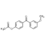 CAS#: 890099-29-3, 4-(3-Methoxybenzoyl)phenyl acetate