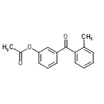 CAS#: 890099-30-6, 3-(2-Methylbenzoyl)phenyl acetate