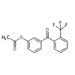 CAS#: 890099-39-5, 3-[2-(Trifluoromethyl)benzoyl]phenyl acetate