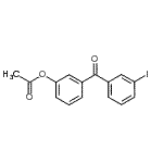 CAS#: 890099-65-7, 3-(3-Iodobenzoyl)phenyl acetate