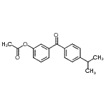 CAS 登录号：890099-82-8， 3-(4-异丙基苯甲酰基)苯基乙酸酯
