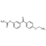 CAS 登录号：890100-00-2， 3-(4-乙氧基苯甲酰基)苯基乙酸酯