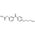 CAS # 890100-04-6, 3-(4-Butoxybenzoyl)phenyl acetate