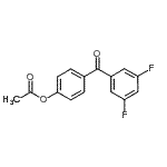 CAS 登录号：890100-05-7， 4-(3,5-二氟苯甲酰)苯基乙酸酯